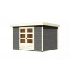 drevený domček KARIBU ASKOLA 5 (9142) terragrau LG3193
