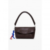Dámská kabelka DESIGUAL 25WAXP70 6009 BAG HALF LOGO TROKEL CHOCO 6009 BROWN velikost U