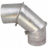 Koleno Ø130 / 0-90°/ 1 mm, regulovateľné s čistiacim otvorom, žiaruvz