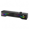 HP Soundbar DHE-6005, 2.0, 6W, čierny, regulácia hlasitosti, stolový, 3,5 mm jack (USB), podsvieten 4J8Y7AA