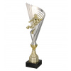 DEMI SPORT Športová trofej Pohár 7149 Farba - hlavná: Zlatá, Farba - doplnková: Strieborná, Veľkosť trofej: C - 40 cm