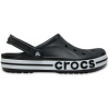 Crocs BAYABAND CLOG čierna,biela Unisex šľapky M5W7