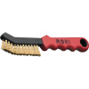 Lessmann ROKI drôtená kefa mosaz 225 mm 1 ks; 182451