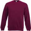 F.O.L. | Classic Set-In Sweat, Mikina, červená Burgundy, XL