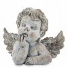 Figurka Ceramik-Art Anjel Victoria 34 cm biela