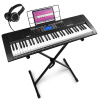 Max Rhapsody61 keyboard piano so 61 klávesmi - Kompletný keyboard set so stojanom a slúchadlami