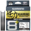Pletená Šnúra Shimano Kairiki 8+ Steel Gray 0,16mm 11,1kg 300m