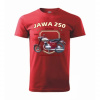 Tričko Striker Jawa 250 Kývačka - červené, XL