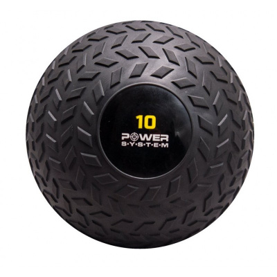 Medicinbal Slam ball 10 kg POWER SYSTEM čierny