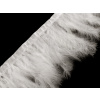 Prámik - morčacie perie šírka 9-12 cm Off White 2m