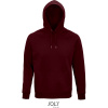 SOL's Collection Mikina s kapucí Stellar, raglánová, unisex COT25356837013-burgundy 3XL Burgundová