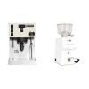 Rancilio Silvia PRO X, white + Ascaso H64, white