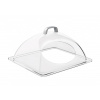 APS Poklop obdélníkový, plastový s otvorem 330x280x170 mm, průhledný | APS, 11022