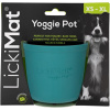 LickiMat Yoggie Pot 9,5 x 9 cm lízací kelímok 9,5 x 9 cm tyrkysový