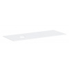 Hansgrohe Xevolos E - Doska pod umývadlo, 137x55 cm, výrez vľavo, matná biela 54333700