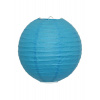 Lampion papírový 25 cm, modrý