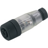 ifm Electronic E10136 neupravený zástrčkový konektor pre senzory - aktory, E10136, piny: 4, 1 ks; E10136