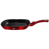 BERLINGERHAUS BERLINGERHAUS Panvica grilovacia s mramorovým povrchom 28 cm Burgundy Metallic Line BH-1271 (BH-1271)