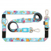 Max&Molly Multi-Leash Ocean - odnímateľné vodítko pre psa, zaujímavý vzor, 200cm - XS
