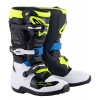Detské čižmy Alpinestars Kids Boots Tech 7S Black Enamel Blue Yellow Fluo