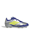 adidas F50 League Childrens Firm Ground Football Boots Silver/Blue C13 (31.5)
