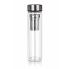 Banquet Láhev na pití 500ml dvoustěnná DOBLO, se sítkem, nerez/sklo