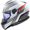LS2 Helmets LS2 FF908 Strobe II Monza výklopná prilba, biela/modrá/červená, L (59/60)