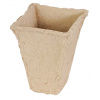 Nádoba na pestovanie - biodegradovateľné - VERDEMAX - rozmer 5 x 5, výška 6 cm - 10 ks