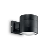 Exteriérové nástenné svietidlo Ideal lux 061450 SNIF ROUND AP1 NERO 1xG9 40W IP54
