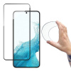 Pružné ochranné sklo Glass Wozinsky – Samsung Galaxy S22 / S23, černé (9145576242063) (Pružné ochranné sklo Glass Wozinsky s tvrdostí 9H pro Samsung Galaxy S22 / S23 – černé full glue sklo na celý dis