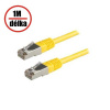 XtendLan PK_5FTP010 yellow patch Cat5E, FTP, 1m, žlutý
