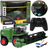 KOMBAJN DIAĽKOVO OVLÁDANÝ LED TRAKTOR DYMI RC USB