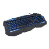Herná klávesnica C-TECH Scorpia V2 (GKB-119), pre gaming, CZSK, 7 farebné podsvietenie, programovateľné, čierna, USB GKB-119