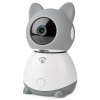 NEDIS IP kamera/ Wi-Fi/ 1080p/ Micro SD/ Cloud/ snímač pohybu/ náklon/ noční vidění/ Android/ iOS/ šedo-bílá WIFICI30CGY