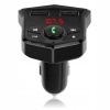 FM Transmitér do auta s LCD displejom + USB, Bluetooth, MP3