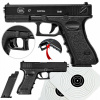 PISTOLET Glock 17 GEN. IV FULL METAL NA GULIČKY REPLIKA ASG Guľôčky 6 mm + terče