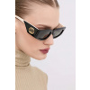 Slnečné okuliare Gucci dámske, čierna farba, GG1664S, 51