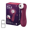 Masážny prístroj na klitoris Satisfyer Pro 2 Generation 3 s aplikáciou (červený)