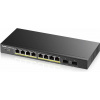 ZYXEL 8xGb+2xSFP fanless POE switch GS1900-10HP v2 (GS1900-10HP-EU0102F)