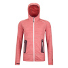 ORTOVOX Dámska mikina FLEECE LIGHT HOODY ružová Veľkosť: L