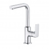 Kludi Pure&Style - umývadlová stoj. otočná batéria s vysokým ram. s odpad.súpravou chróm 400250575