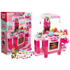 LEAN TOYS Veľký detský kuchynský hriankovač kávovar ružový