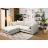 MID.YOU ROHOVÁ SEDAČKA, textil, krémová - Sedačky - 001574005810