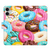 Flipové puzdro iSaprio - Donuts Pattern 02 - iPhone 16 Plus