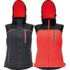 Červa KNOXFIELD LADY Pracovná vesta antracit / červená - zimná 2XL 03030137A0005