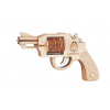 Woodcraft Drevené 3D puzzle Zbraň na gumičky Revolver Colt
