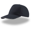 Atlantis Headwear Kšiltovka Start Five Sandwich, 5 panelová COT33003996399-navy/white UNI Navy/bílá