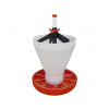 KERBL 221076 MAXI HOPPER PAN adaptívne kŕmidlo s násypkou pre prasiatka pri odstave