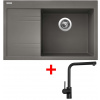 Sinks RIM 780 P Truffle + Elka čierna matná