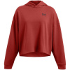 Under Armour Armour Ua Rival Terry Os Hoodie Sweatshirt Womens Orange 12 (M)